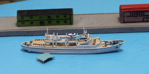 Passagierschiff "Delos" ex "Wappen von Hamburg I" (1 St.) GR 1961 Risawoleska RI 170a